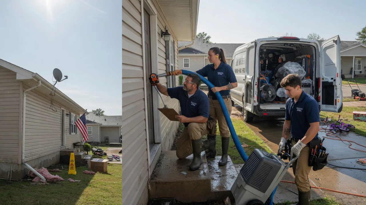 Ceiling Water Damage Restoration in Warfield, VA near me